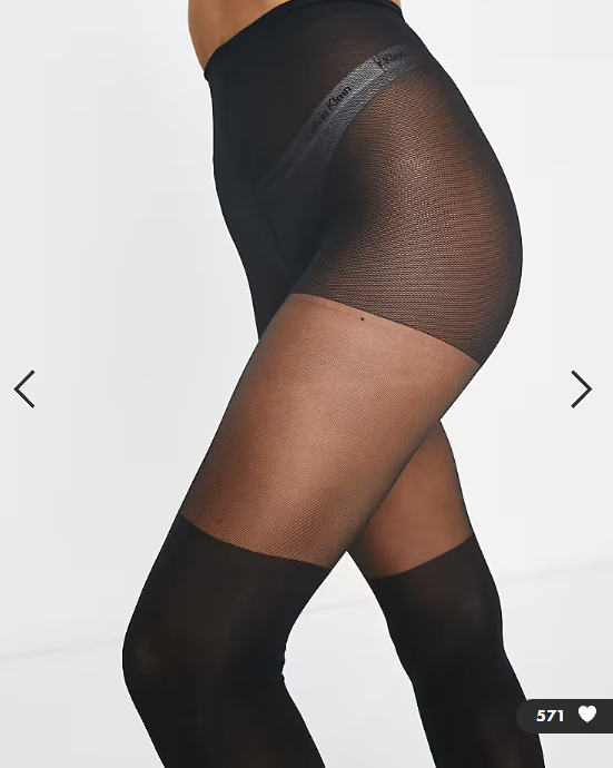 Vero Moda stocking illusion tights in black