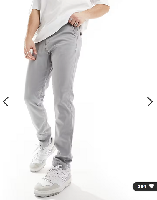 Jack & Jones - chino in slim fit - grey