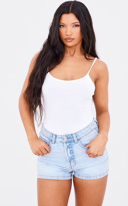 Plt - Light Blue Wash Basic Denim Shorts
