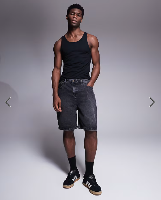 ASOS DESIGN essentials muscle fit vest in black