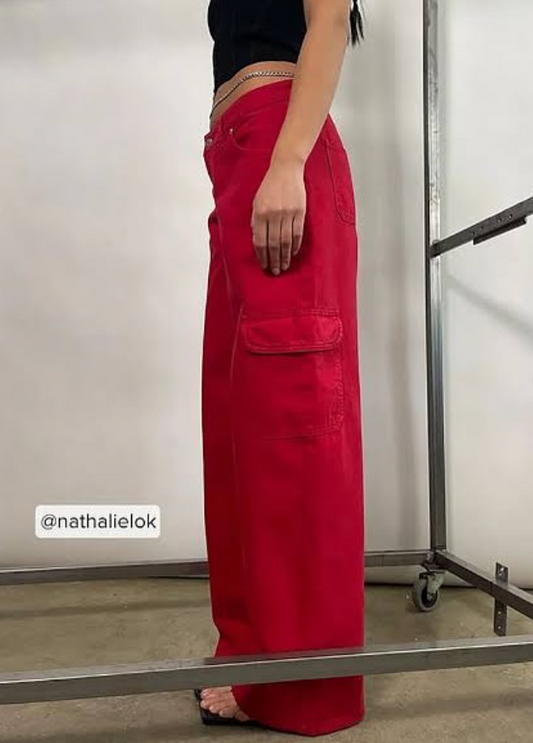 Low Waist Cargo Pants