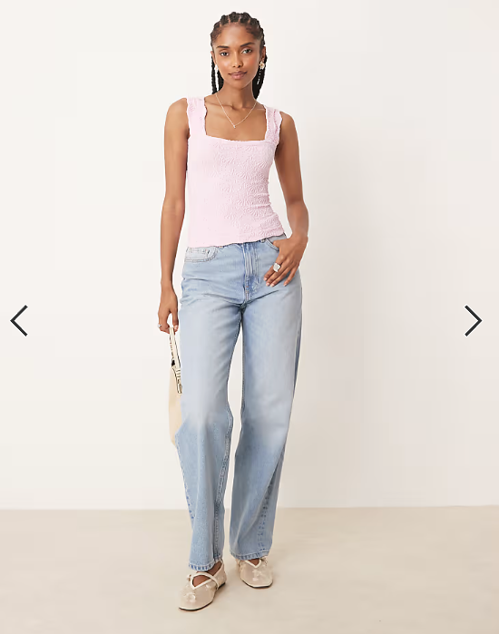 Free People love letter textured cami top in lilac