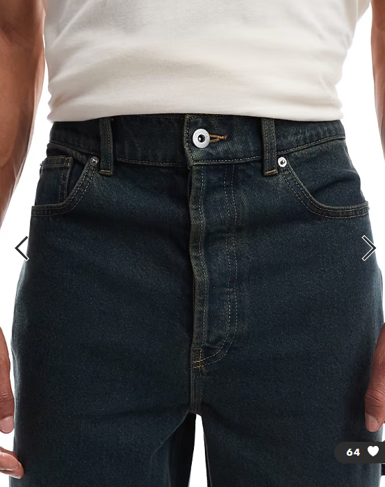 COLLUSION X011 carpenter jeans in dark blue