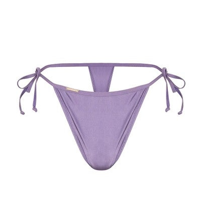 AUBERGINE MIX & MATCH TIE SIDE BIKINI BOTTOMS