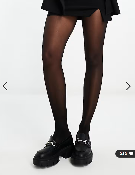 Lindex The Comfort Waist 40 denier tights in black