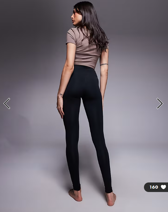 4505 Tall Icon soft touch high waist yoga leggings in black