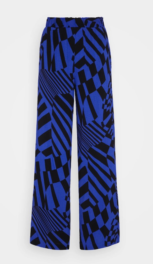 YAS ZIGSA PANT - Trousers - clematis blue