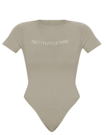 Recycled Sage Khaki Short Sleeve Bodysuit