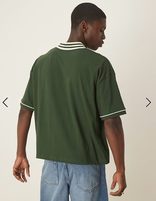 Asos - boxy oversized t shirt with sport mountain view