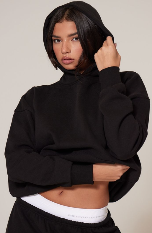 Plt - Black Premium Basic Oversized Hoodie