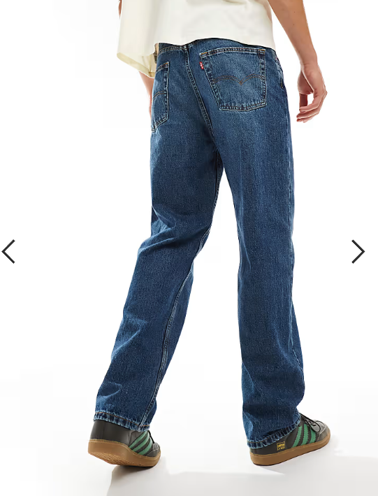 Levi's 565 '97 loose straight fit jeans in mid blue