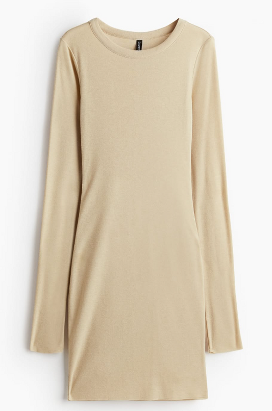 H&M - ribbed bodycon dress