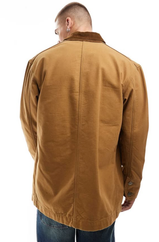 Asos - lee - workwear loose canvas jacket in tan