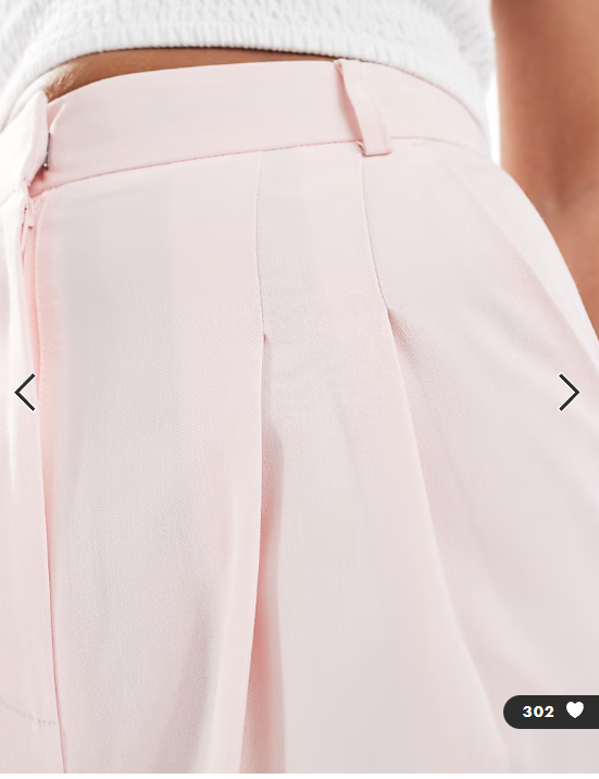 Miss Selfridge tailored wide leg trouser in pink
