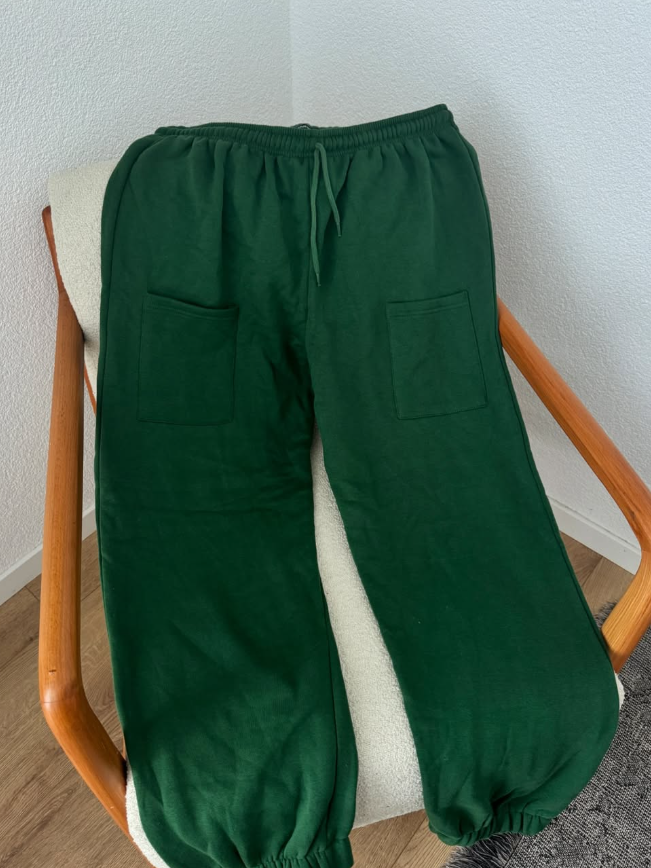 Forest Green Pocket thigh casual joggers