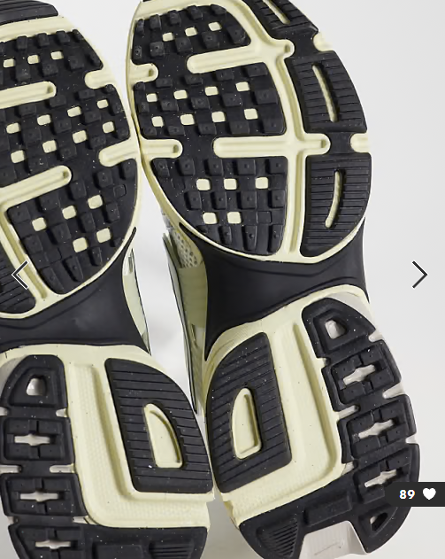 Nike V2K Run trainers in white and silver