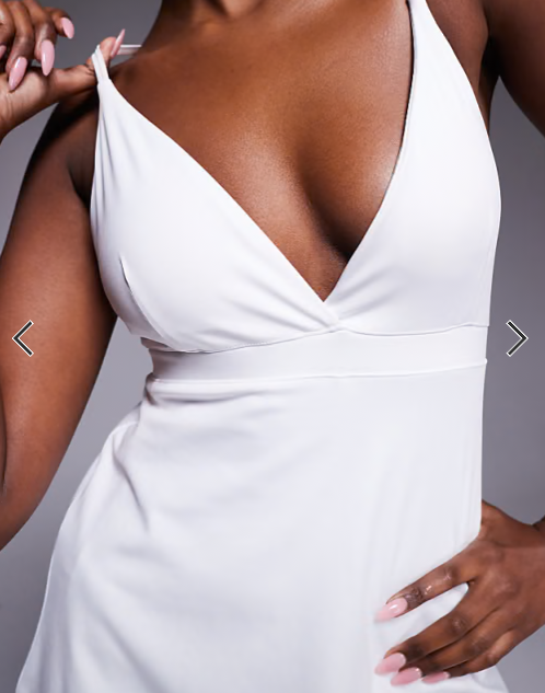 4505 Tennis active tennis dress with under short in white