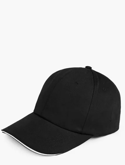 Black Plain Baseball Cap