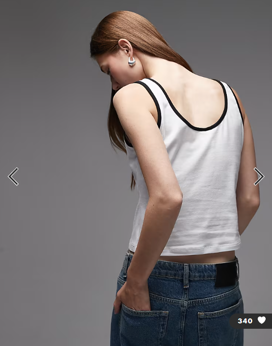adidas Originals x ASOS vest in white