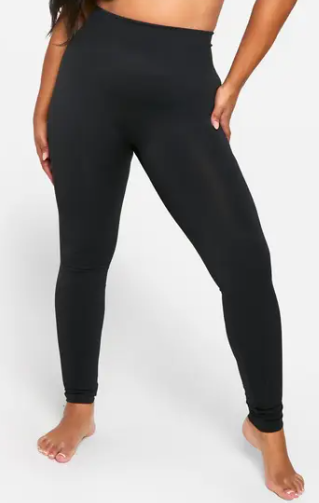 boohoo Plus Tummy Control Seamless Leggings