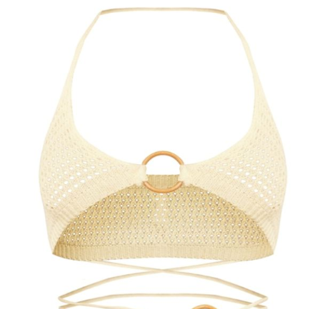 Lemon Crochet O Ring Bralette