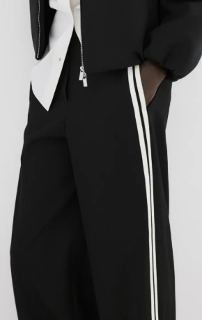 Mango - Sophie Stripe Pants 312 Black
