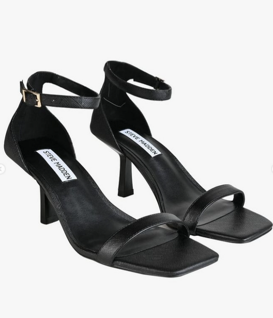 Steve Madden Blairee Black High Sandals