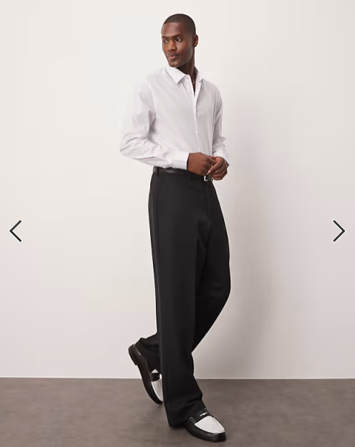 ASOS DESIGN regular fit shirt in white