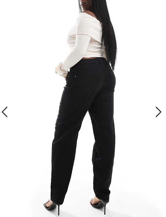 Yours slim fit jeans in black