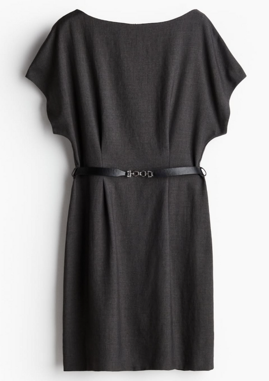 H&M-BELTED DRESS