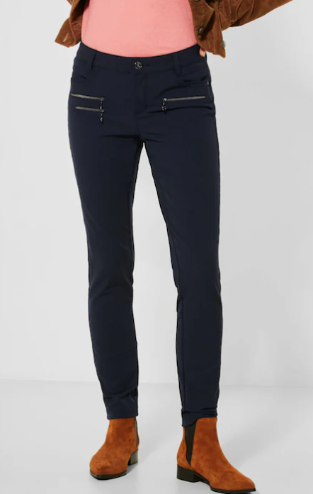 Street One - Style York - Slim Fit Medium Waist Pants