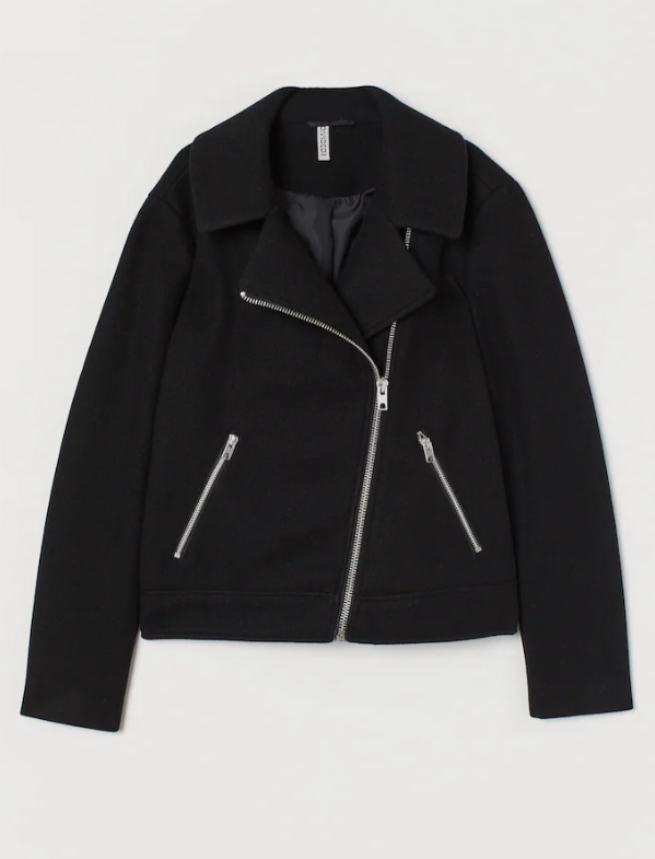 H&M - Brushed Biker Jacket