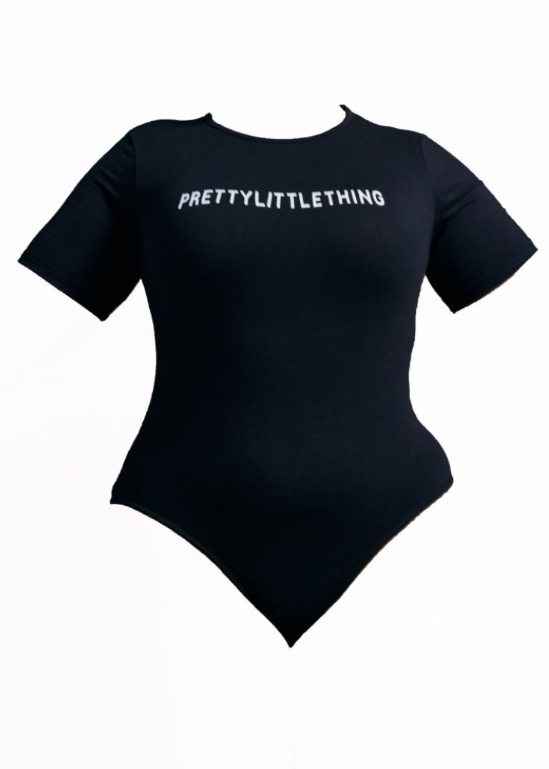 Plus Black Cap Sleeve Bodysuit