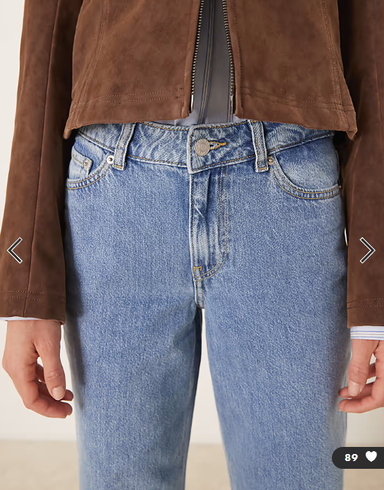 JJXX Seville loose jeans in light blue