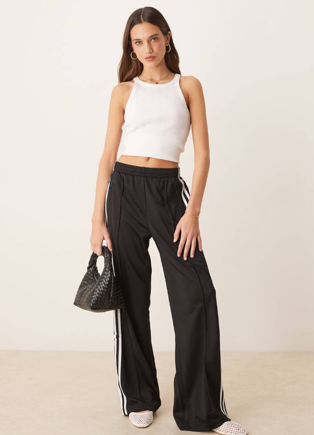 Adidas - firebird loose track pants in black