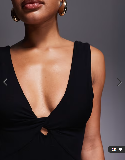 ASOS DESIGN sleeveless plunge wrap ruched bum maxi dress in black