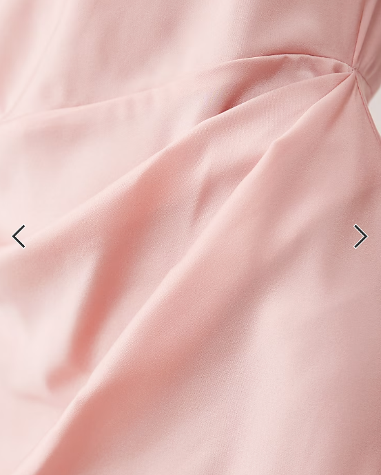 ASOS DESIGN satin high neck pleated bodice midi dress in dusty rose