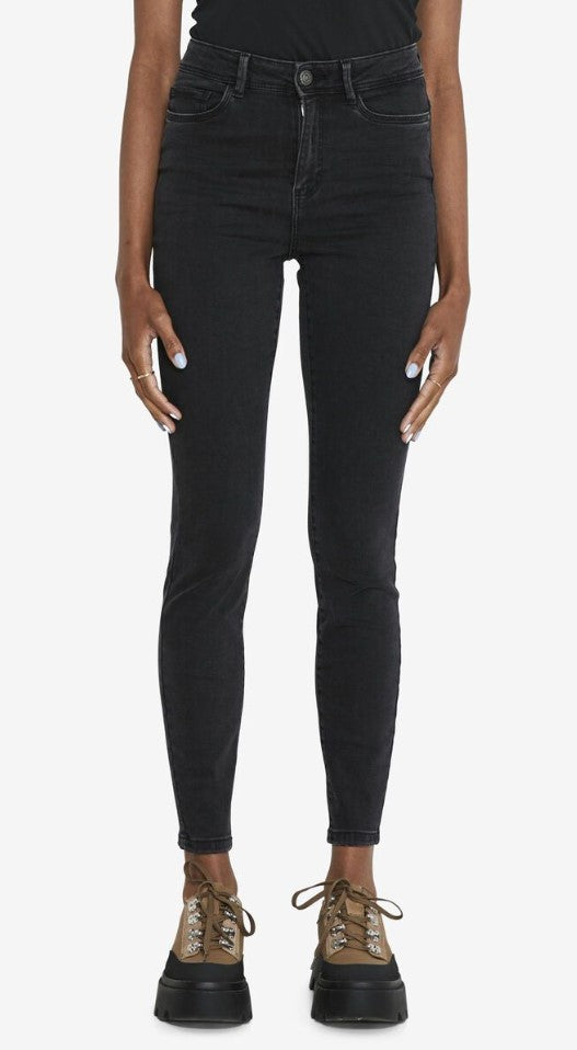 NMAGNES HIGH WAISTED SKINNY FIT JEANS