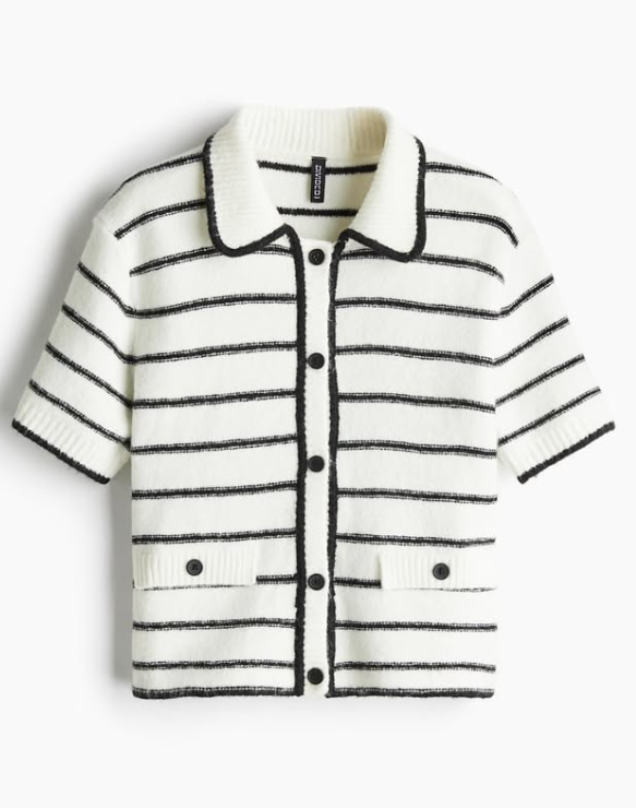 H&M - SHORT-SLEEVED CARDIGAN