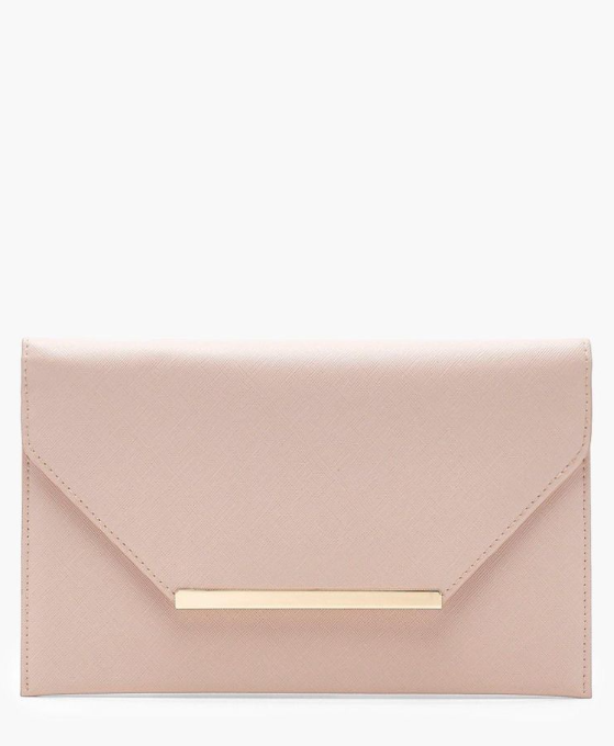 Boohoo Crosshatch Clutch Bag
