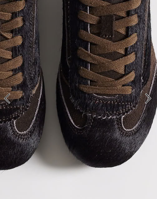 Vans Super Lowpro pony hair trainers in brown