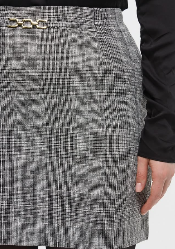 H&M - Plaid Lined Checked Skirt