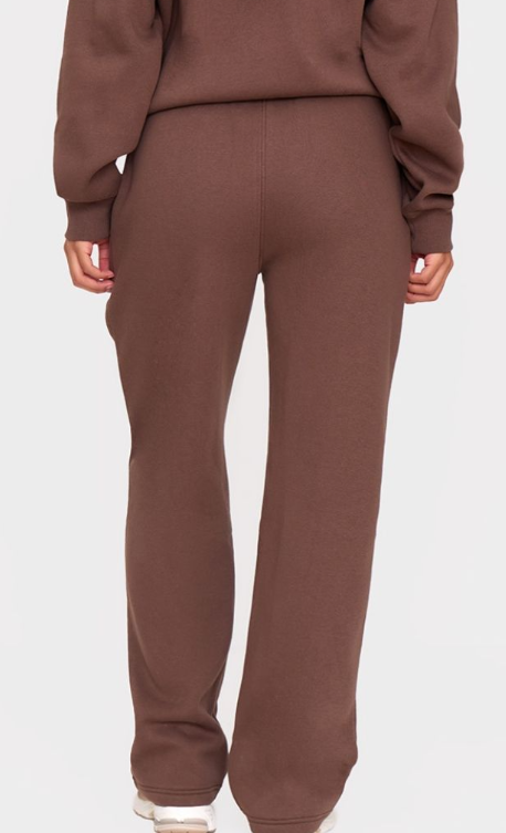 Chocolate Studio Archives Seam Detail Wide Leg Joggers