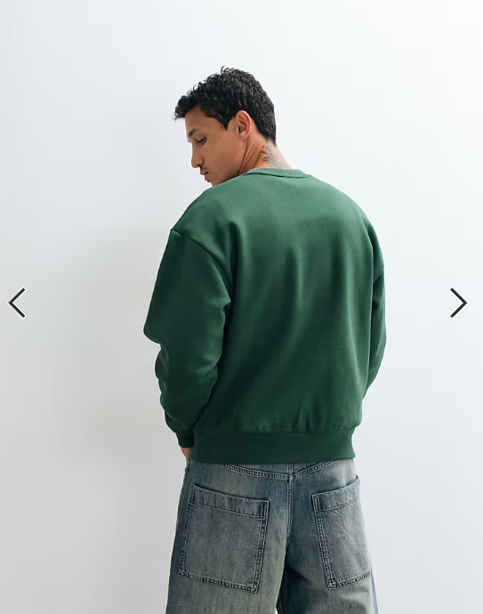 Nike Solo Fleece Oversize-Sweatshirt in Dunkelgrün