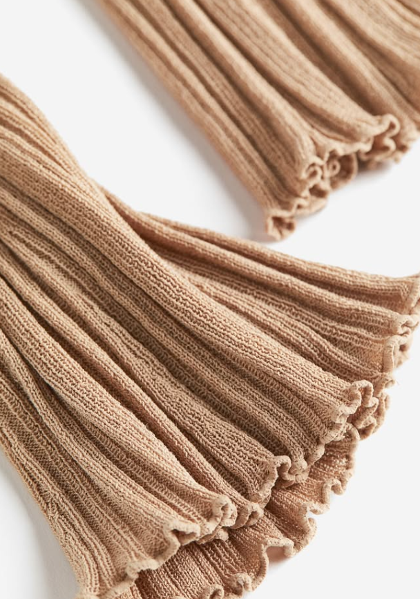 H&M - Rib-knit Mock Turtleneck Top