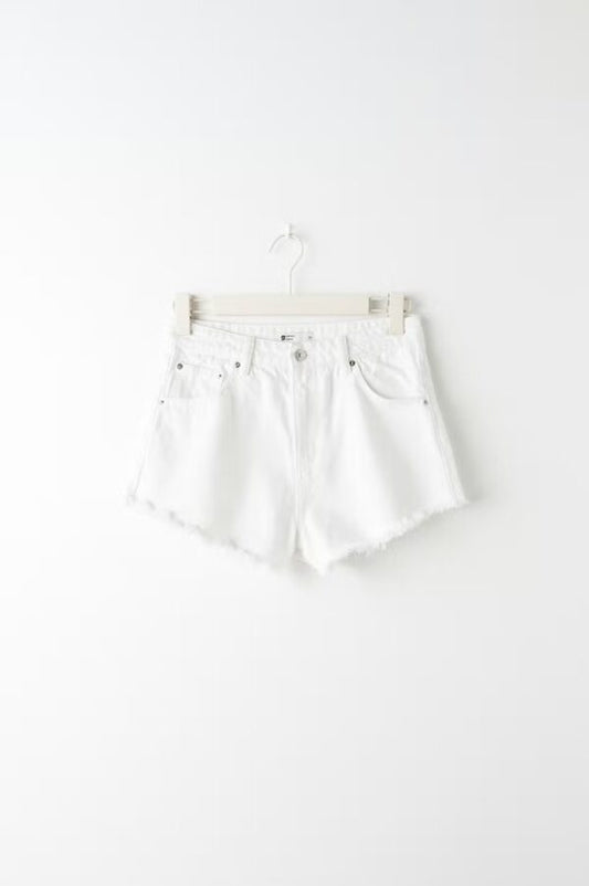 Fringe Denim Shorts