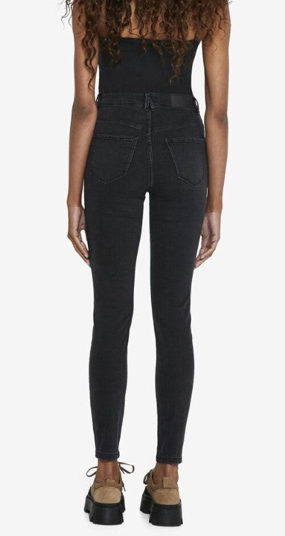 NMAGNES HIGH WAISTED SKINNY FIT JEANS