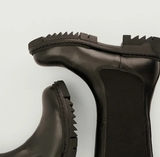 Leather Profile Shaft Boots