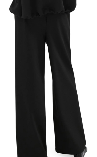 Mango - Sophie Stripe Pants 312 Black