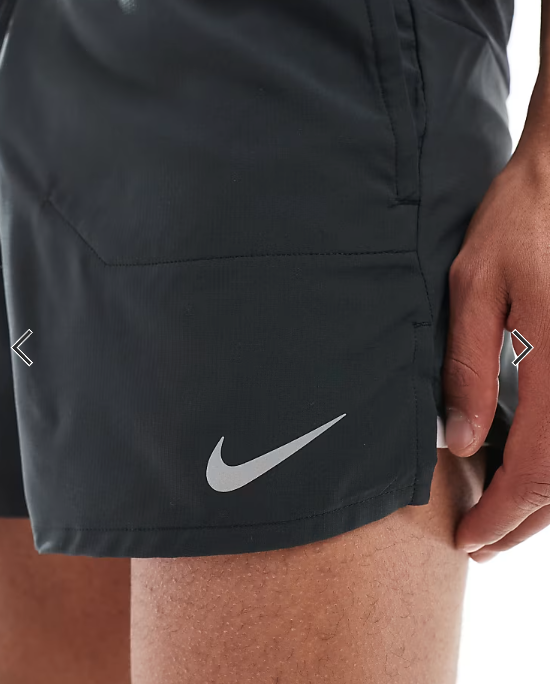 Nike Running Dri-FIT Stride 5 inch shorts in black
